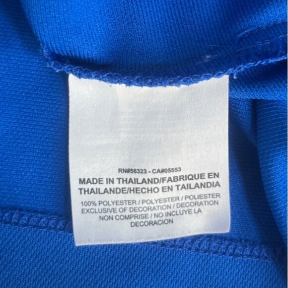 Nike Golf Dri-Fit Kalkreuth Long Sleeve Polo Shirt Mens Medium Blue Long Sleeves - Picture 7 of 8